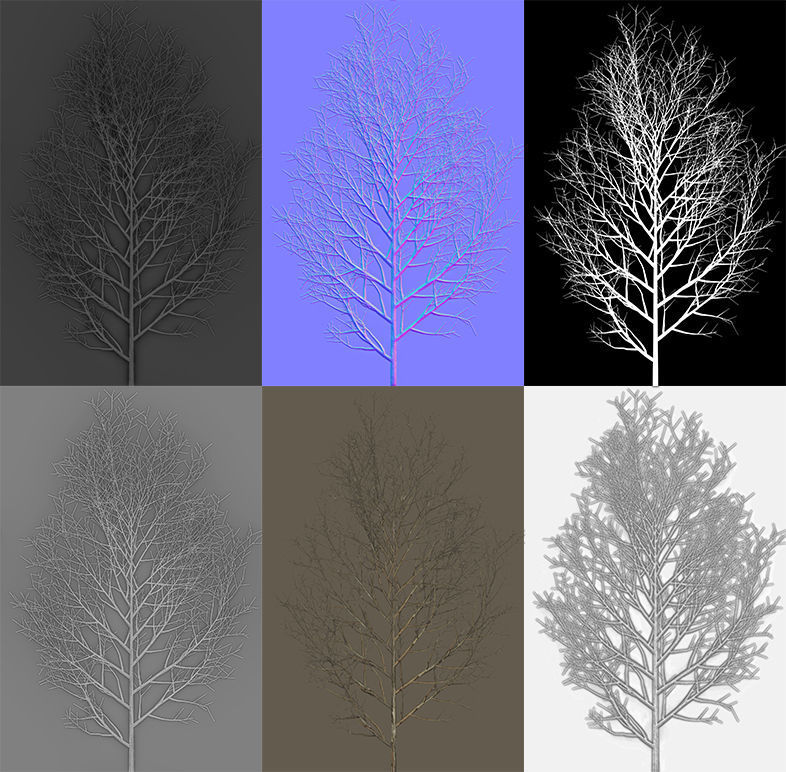 Tumbleweed LOW Low-poly 3D model_2