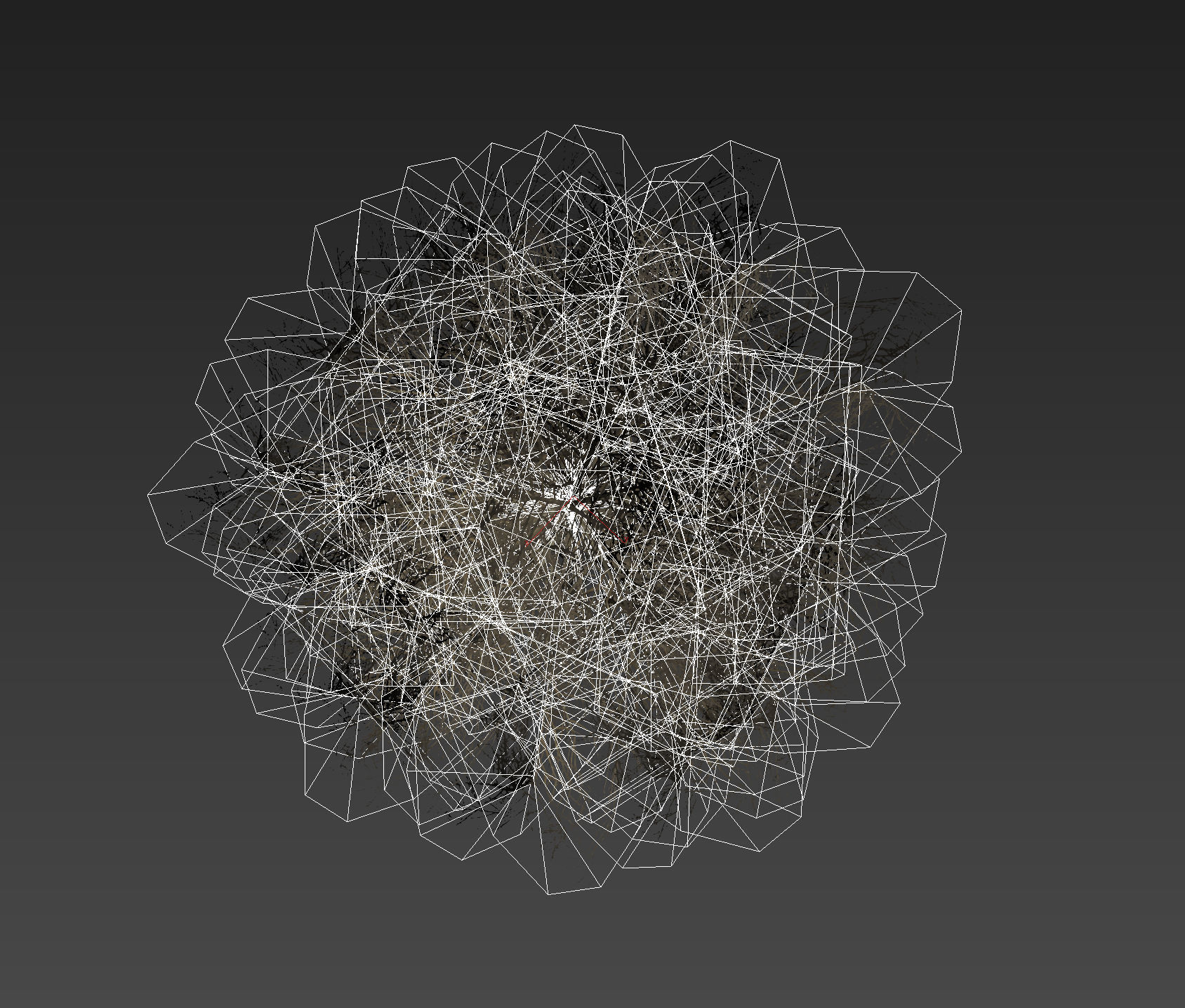 Tumbleweed LOW Low-poly 3D model_5