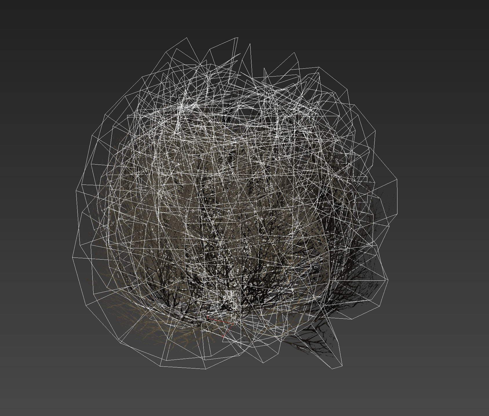Tumbleweed LOW Low-poly 3D model_6