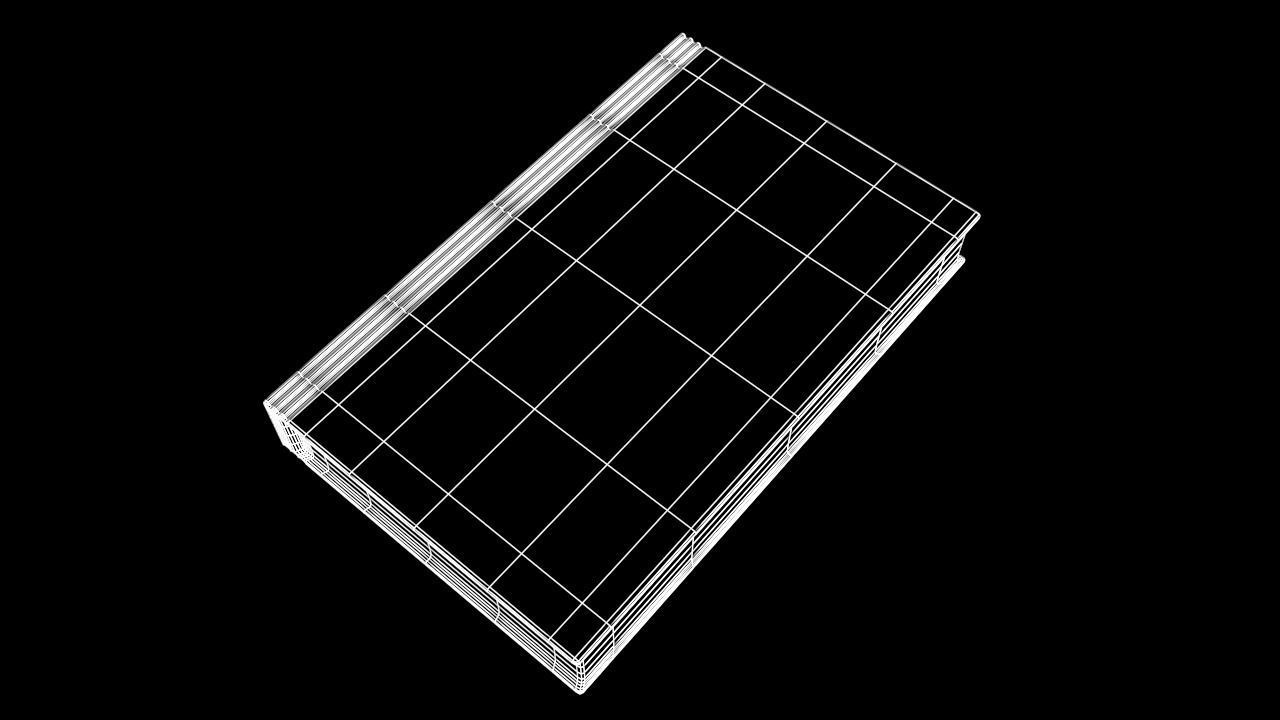 Holy bible Traditional English version 002  Low-poly 3D model_7