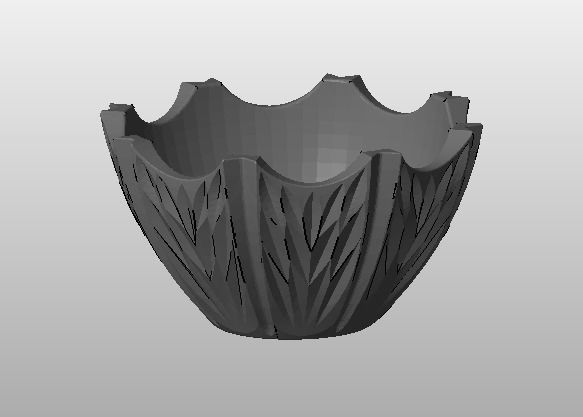  beautiful med bowl of onyx family 3D print model_4