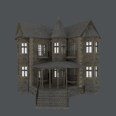 building collection vol2 Low-poly 3D model_2