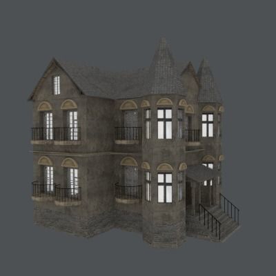 building collection vol2 Low-poly 3D model_4