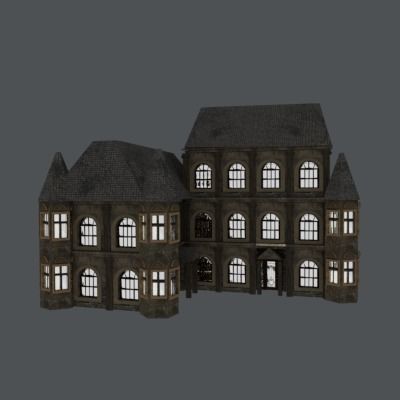 building collection vol2 Low-poly 3D model_7