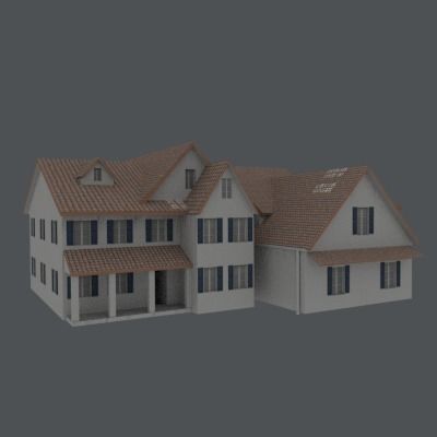 building collection vol2 Low-poly 3D model_8