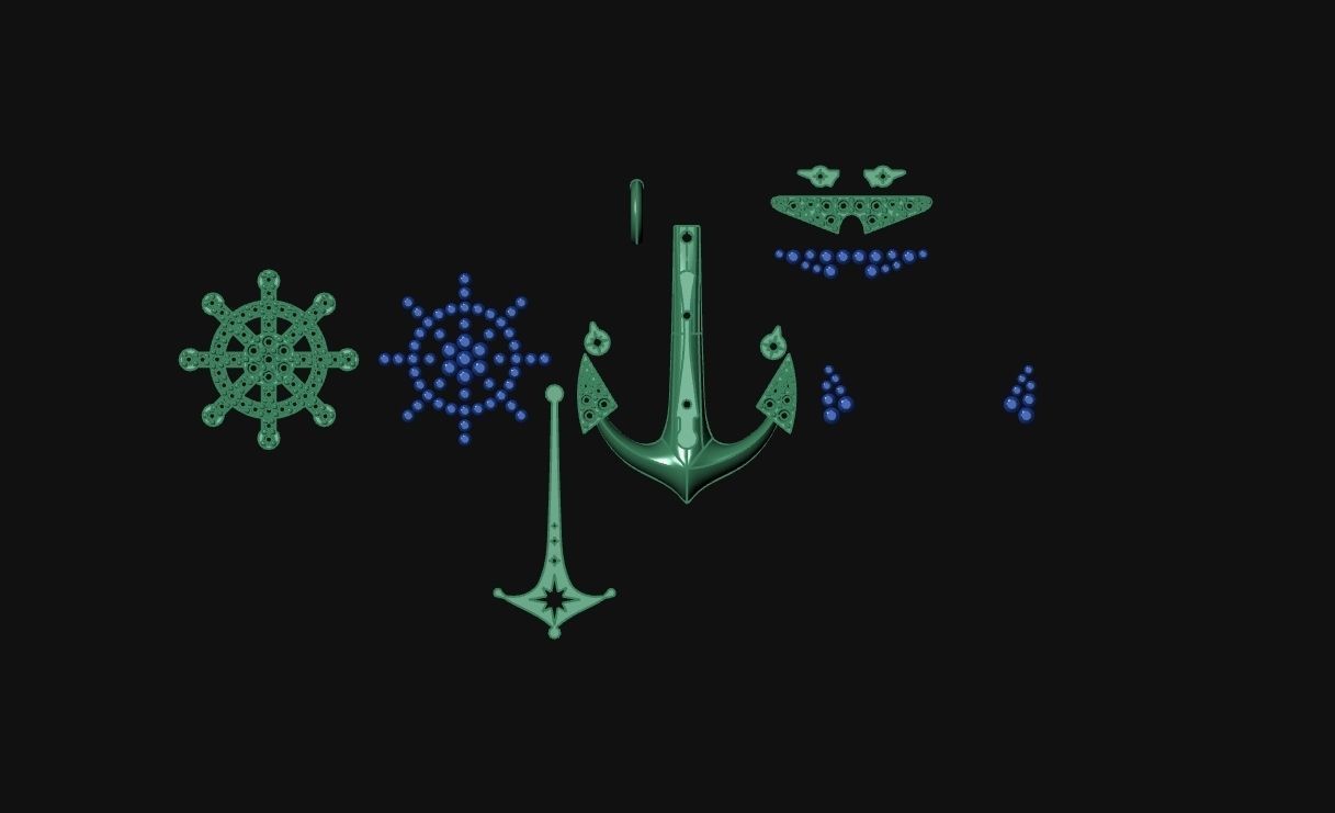 pendant anchor 3D model_3