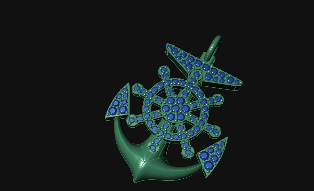 pendant anchor 3D model_1