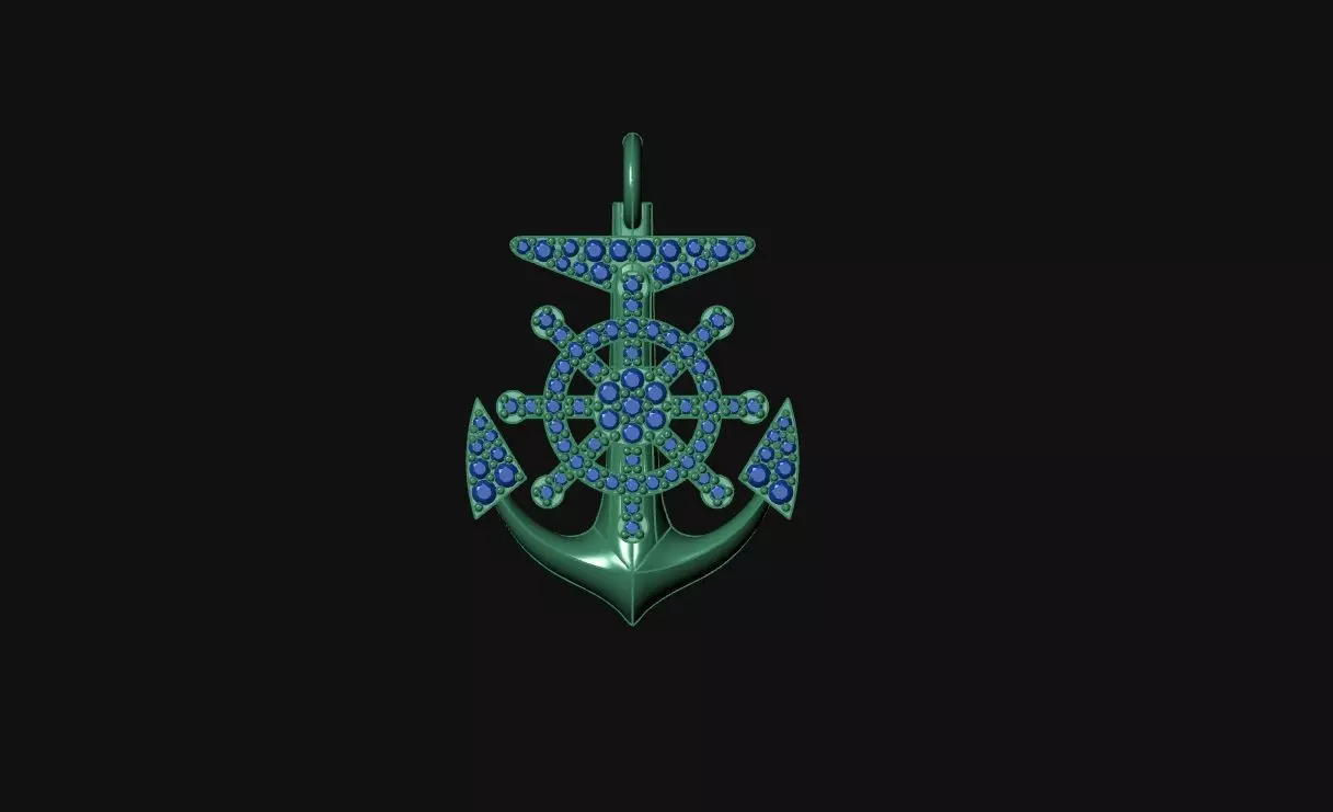 pendant anchor 3D model_0