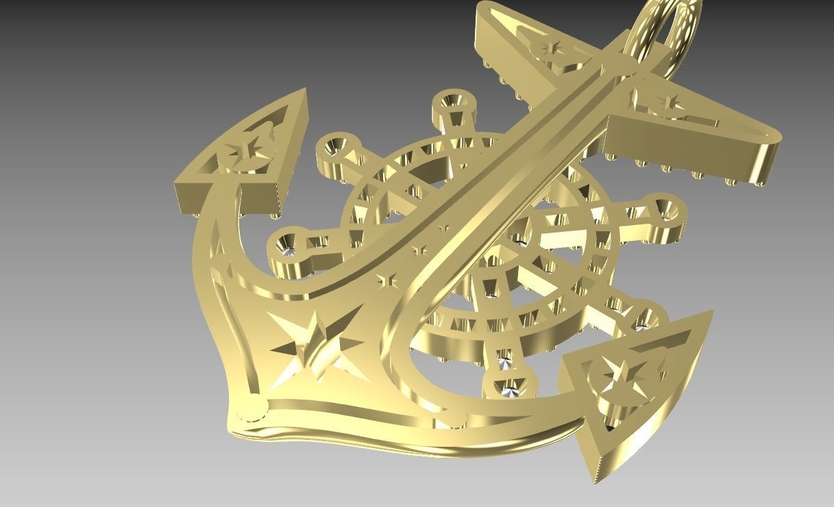 pendant anchor 3D model_7