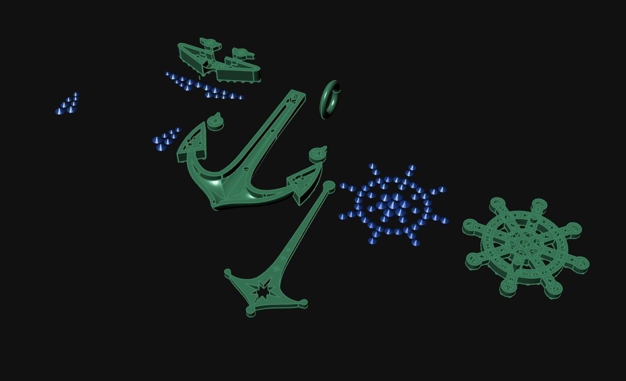 pendant anchor 3D model_4