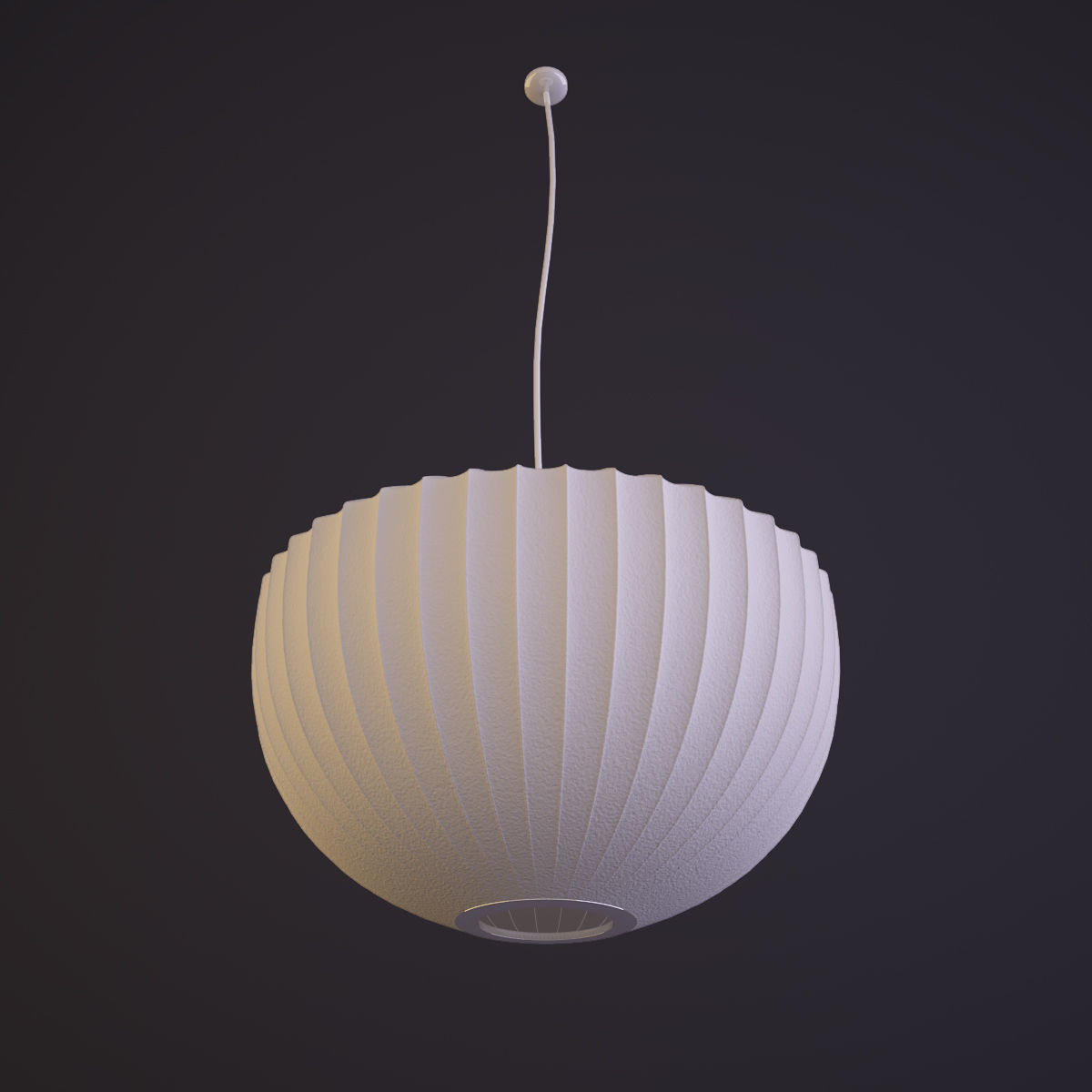 George Nelson - Apple Lamp 3D model_3