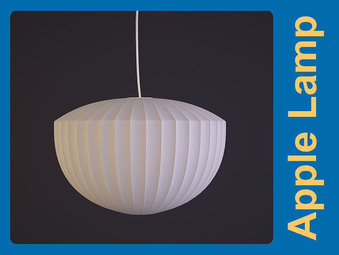George Nelson - Apple Lamp 3D model