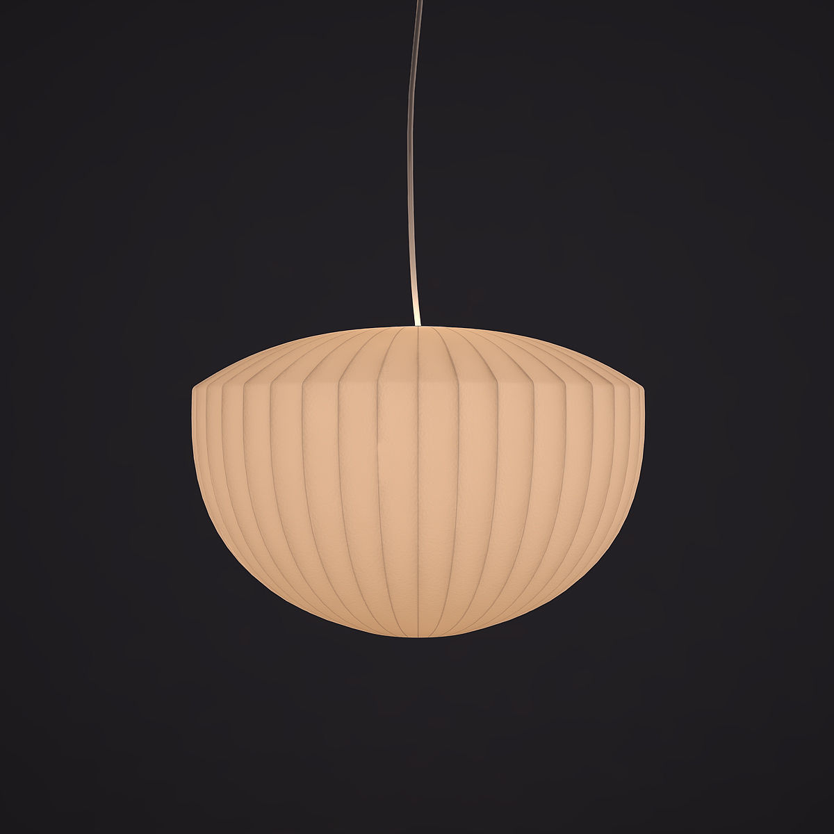 George Nelson - Apple Lamp 3D model_5