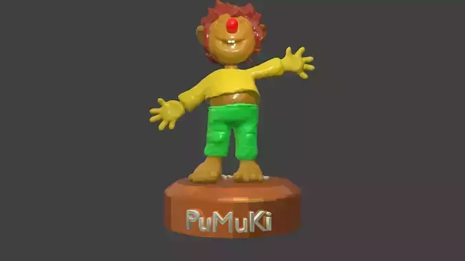 Pumuki figurine with name pamuki
