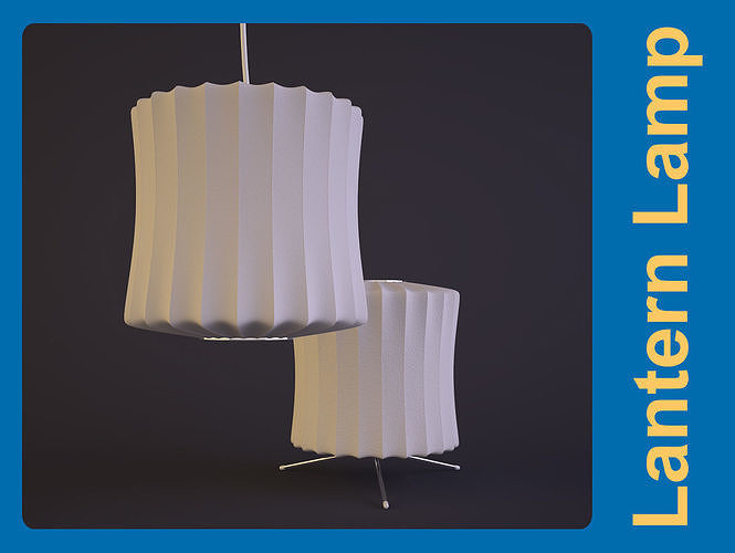 George Nelson-Lantern Lamp 3D model