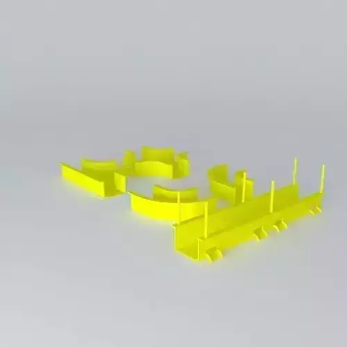 Ceiling Suspended Cable Tray 3D model