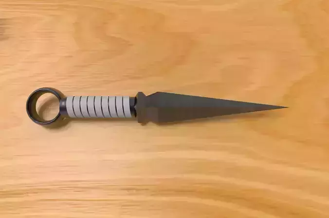 Kunai Dagger 3D Model Low-poly 3D model
