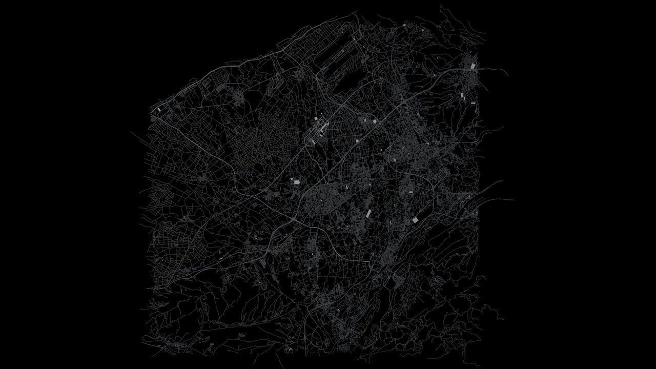 Taoyuan City Road Network and Streets 3D model_10