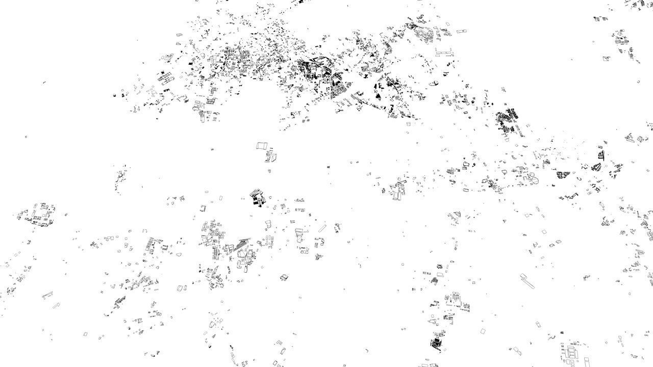 Taoyuan City Streets and Buildings 3D model_12