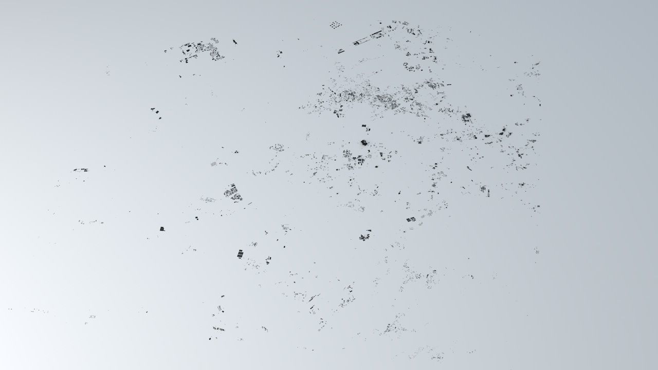 Taoyuan City Streets and Buildings 3D model_5