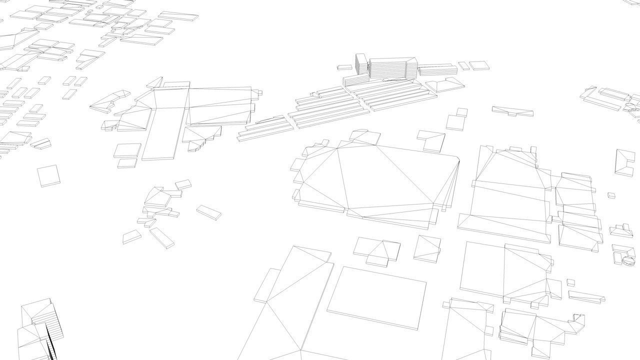 Taoyuan City Streets and Buildings 3D model_14