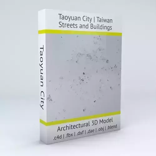 Taoyuan City Streets and Buildings