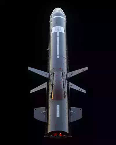missile 3D model