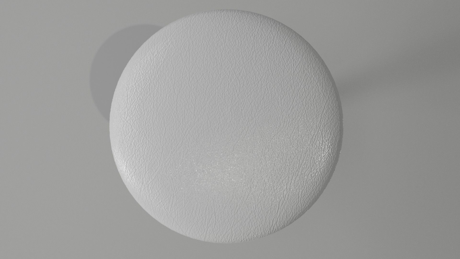 bar stool chrome leather 3D model_4