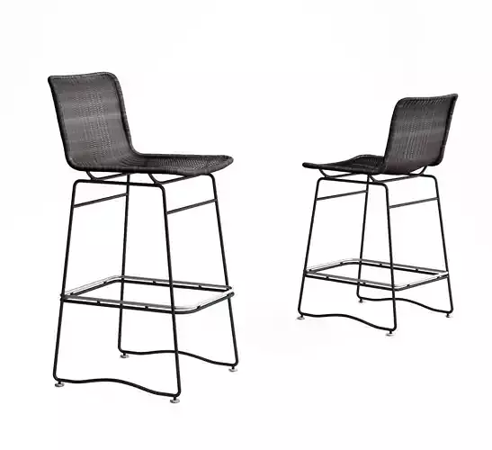 Holly Hunt Pelican bar stool and counter stool