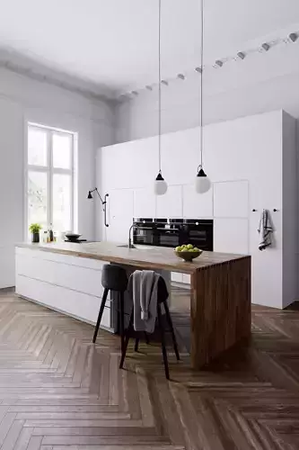 White Kitchen by Kvik 3D model