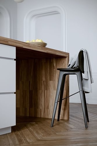 White Kitchen by Kvik 3D model 5