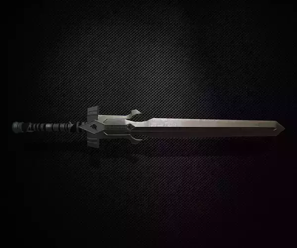  Sword and Sheath Low-poly 3D model