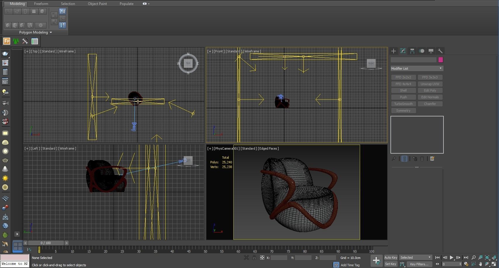 modern sofa  3D model_13