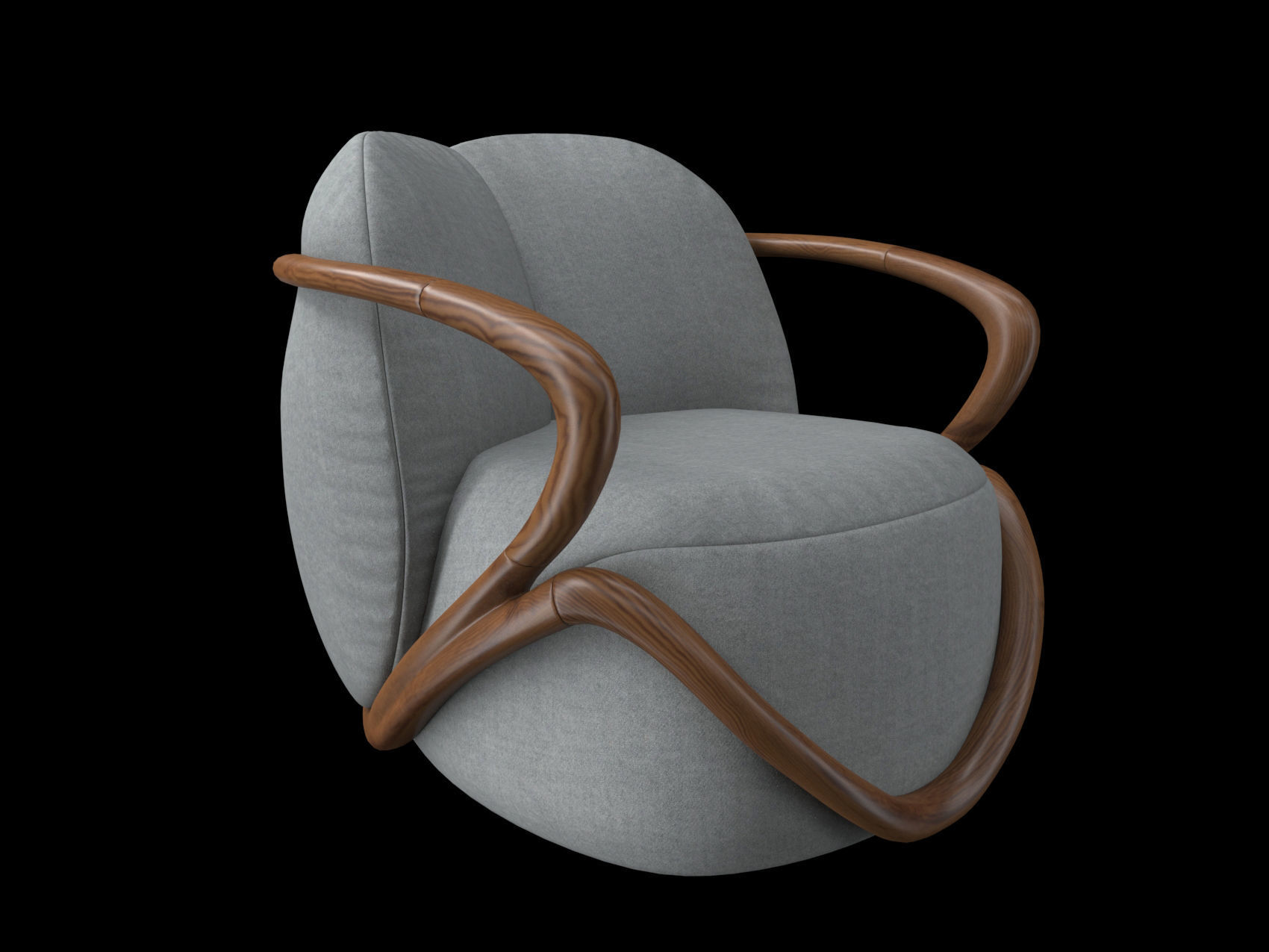 modern sofa  3D model_14