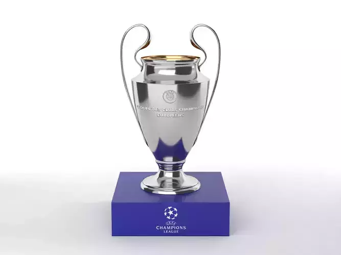 Champions League Trophy 3D model
