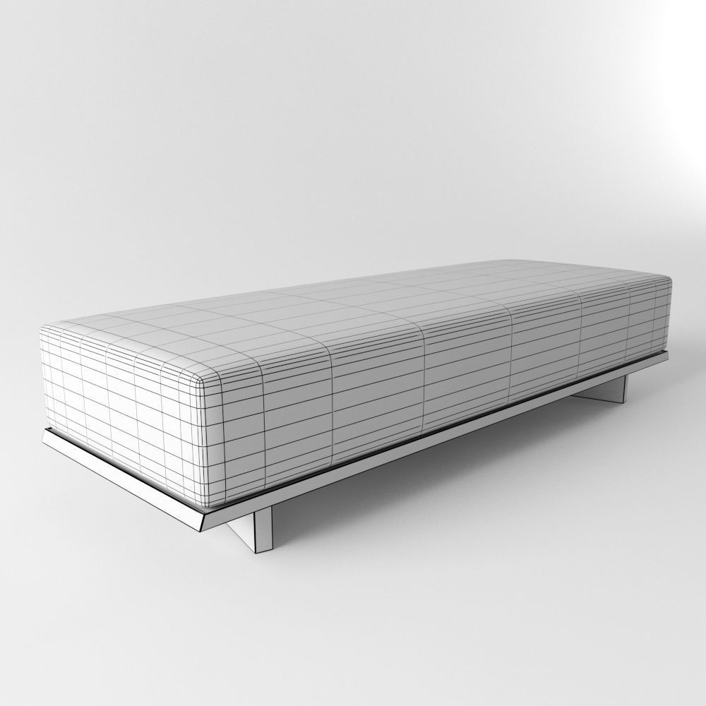 Sitio Bench 3D model_3