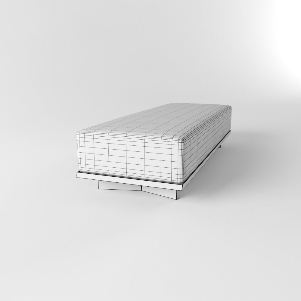 Sitio Bench 3D model_5