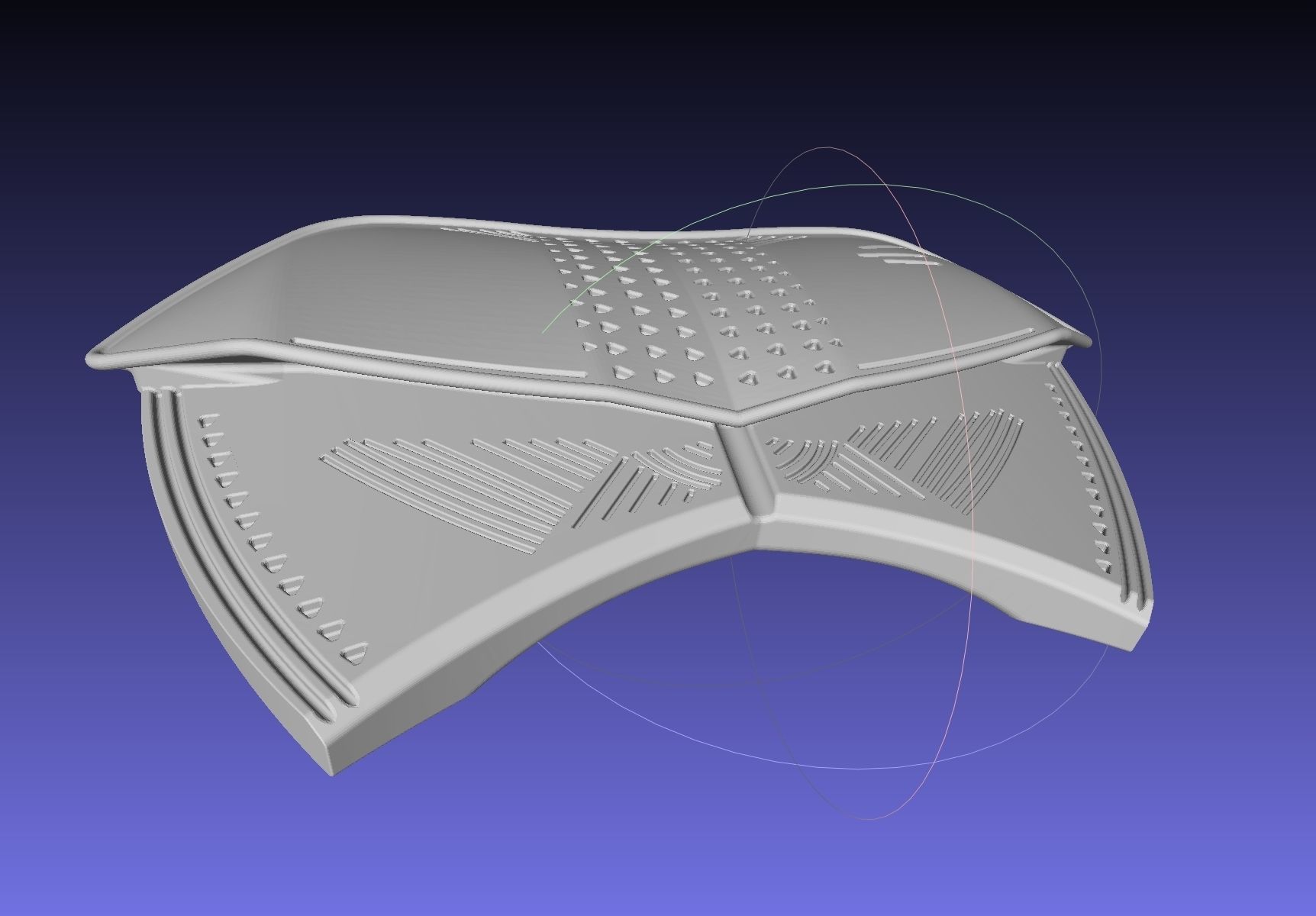 Black Panther M Baku Chestplate Model 3D print model_27