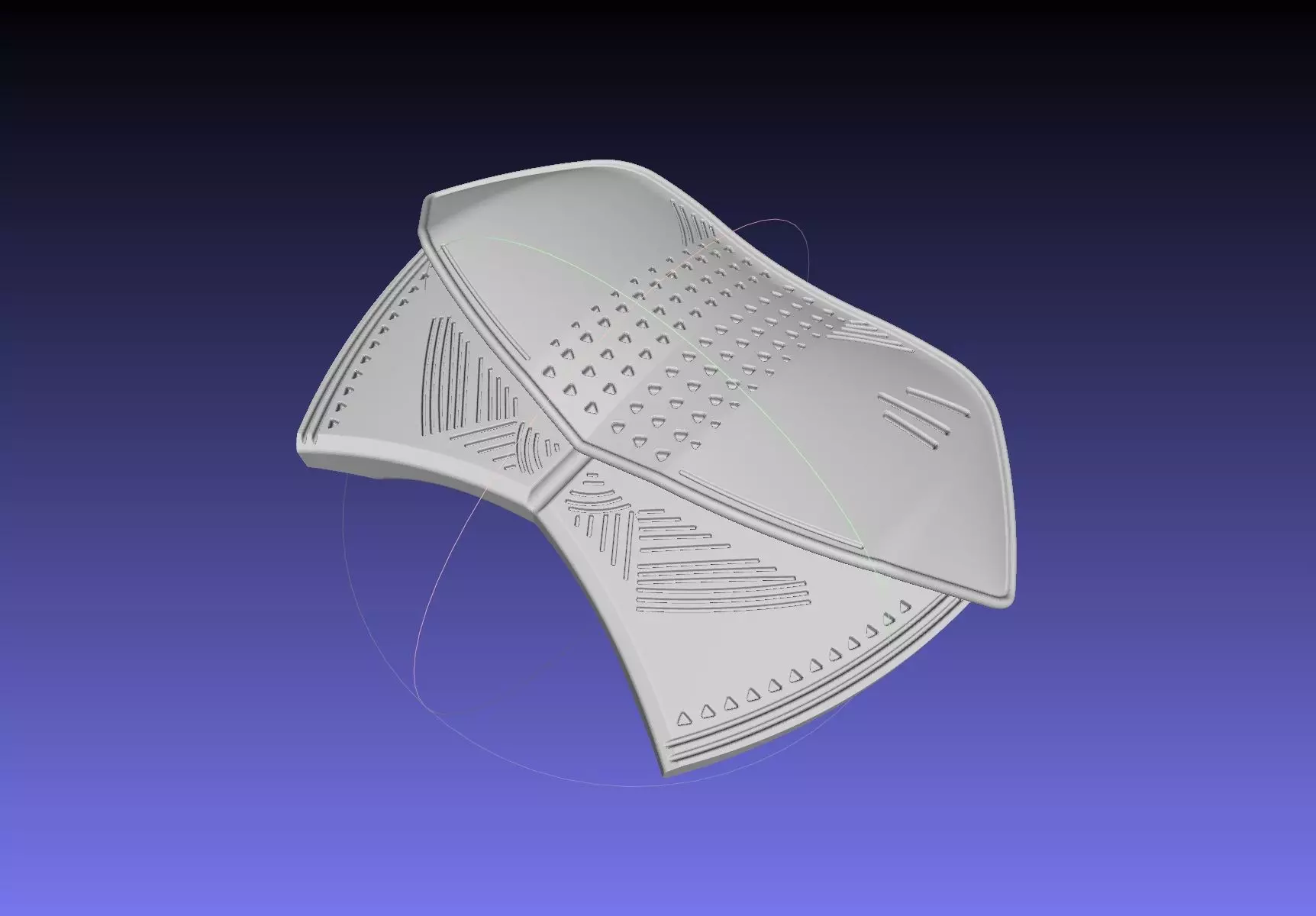 Black Panther M Baku Chestplate Model 3D print model_0