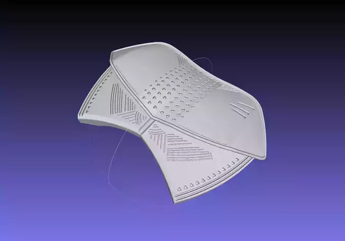 Black Panther M Baku Chestplate Model 3D print model