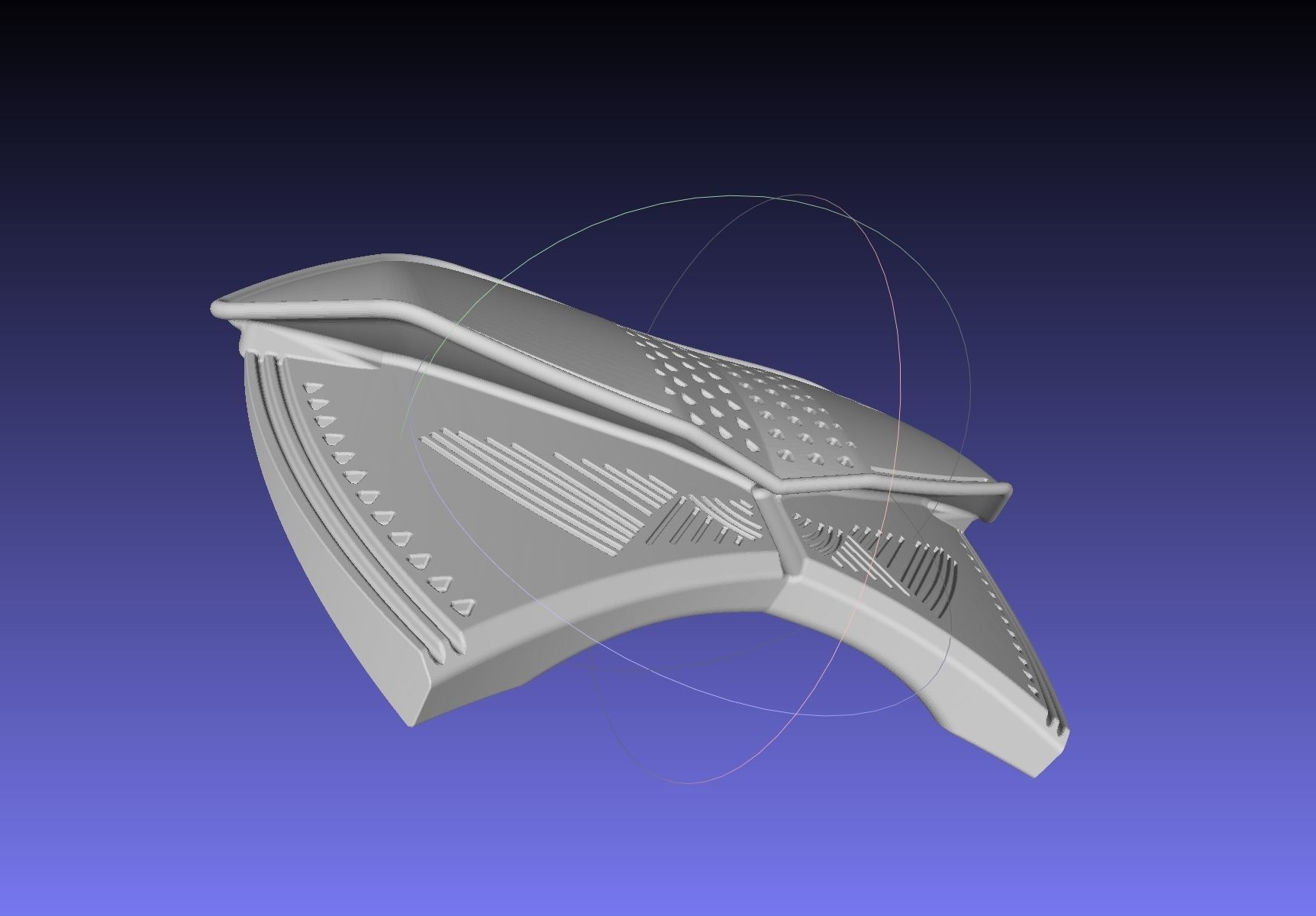 Black Panther M Baku Chestplate Model 3D print model_11