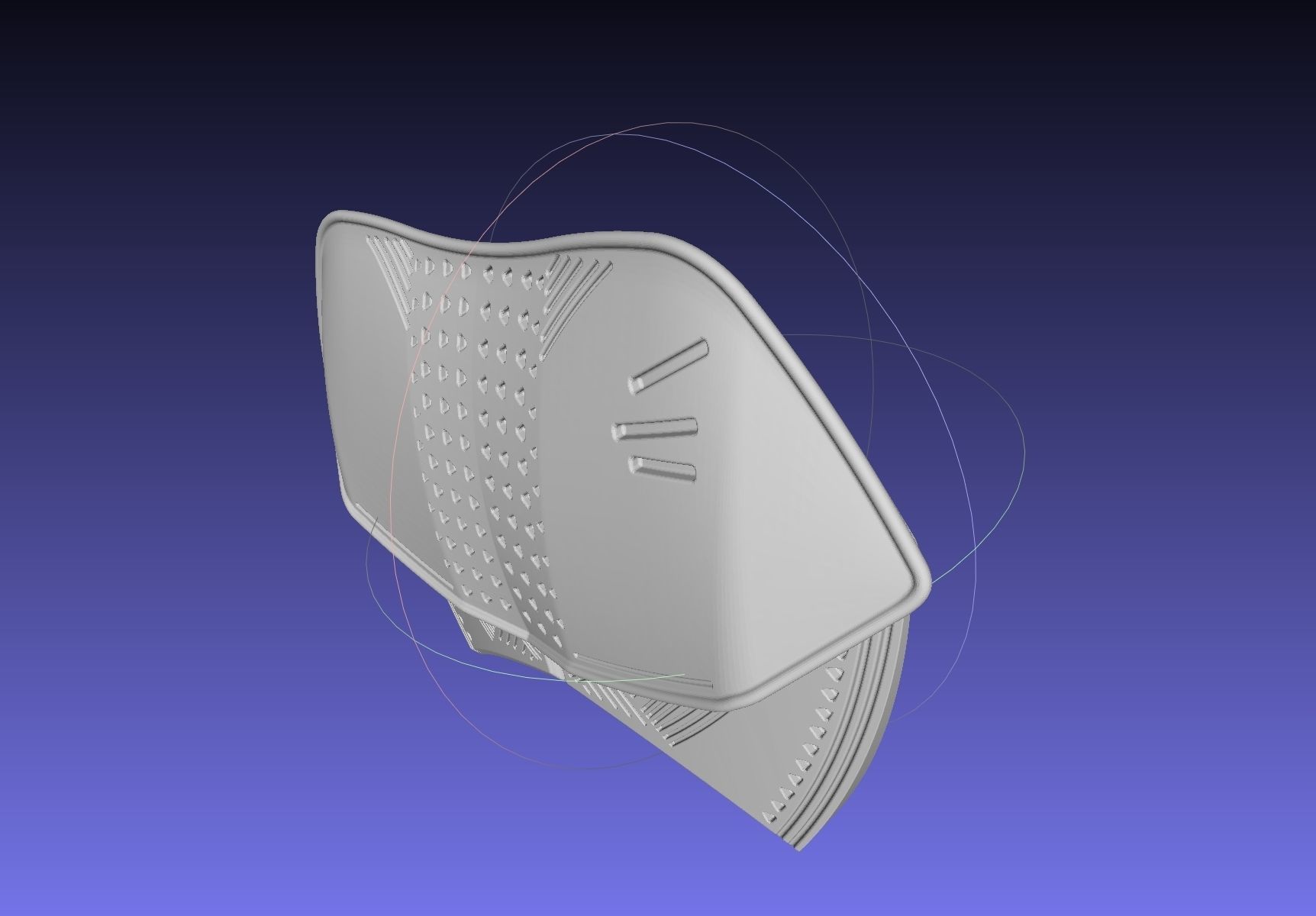 Black Panther M Baku Chestplate Model 3D print model_3