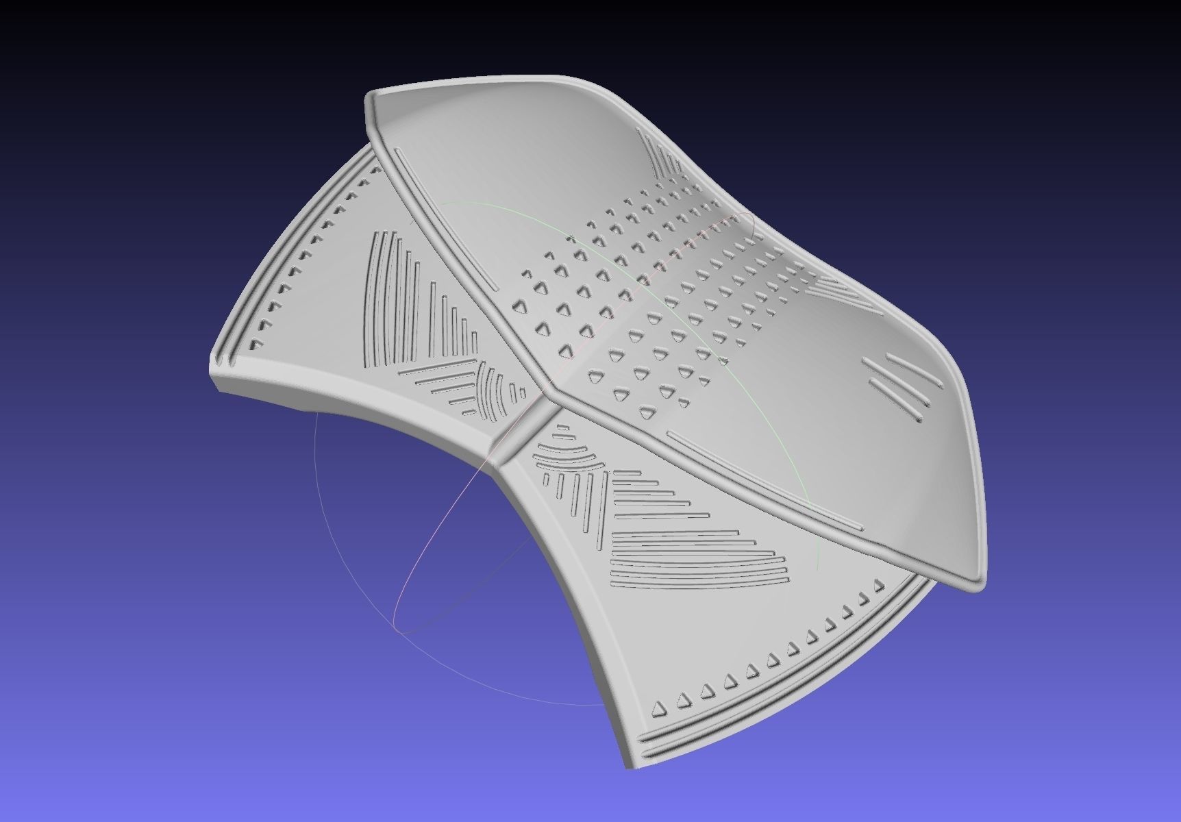 Black Panther M Baku Chestplate Model 3D print model_19