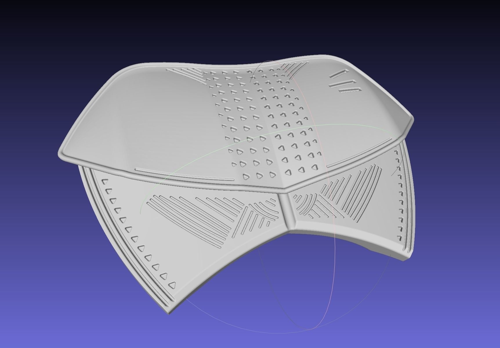 Black Panther M Baku Chestplate Model 3D print model_13