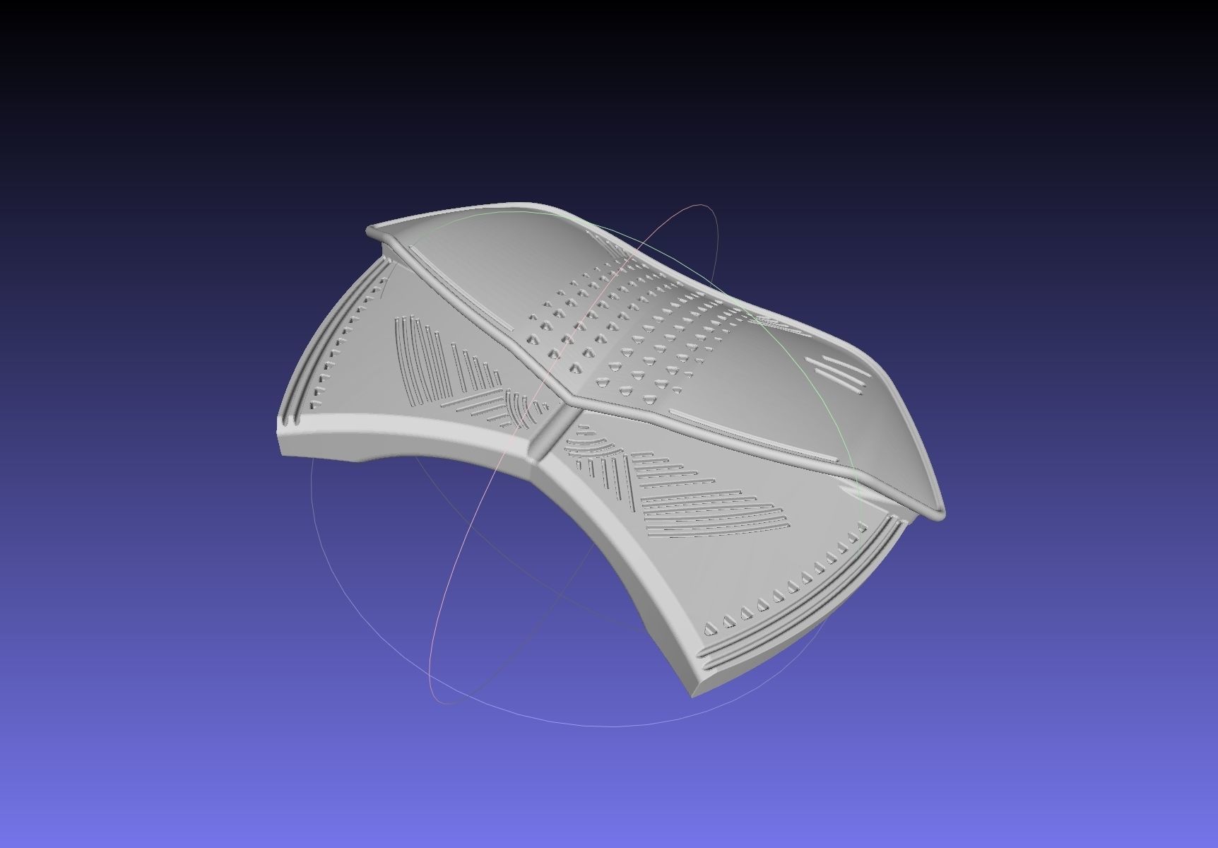 Black Panther M Baku Chestplate Model 3D print model_18