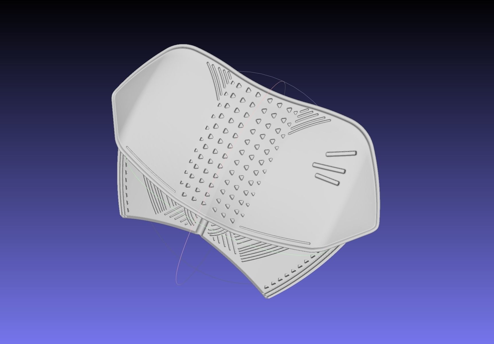 Black Panther M Baku Chestplate Model 3D print model_17