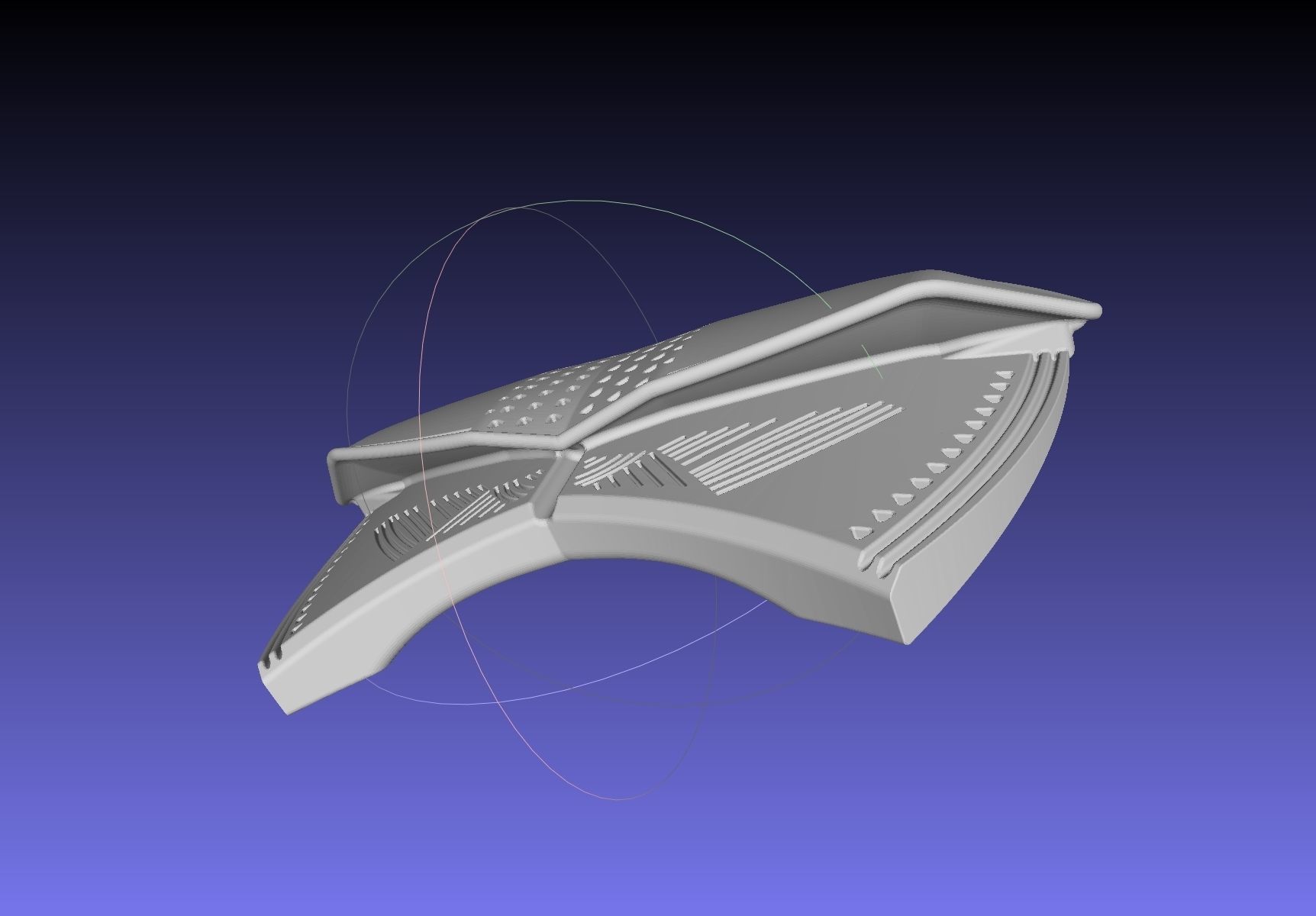 Black Panther M Baku Chestplate Model 3D print model_15