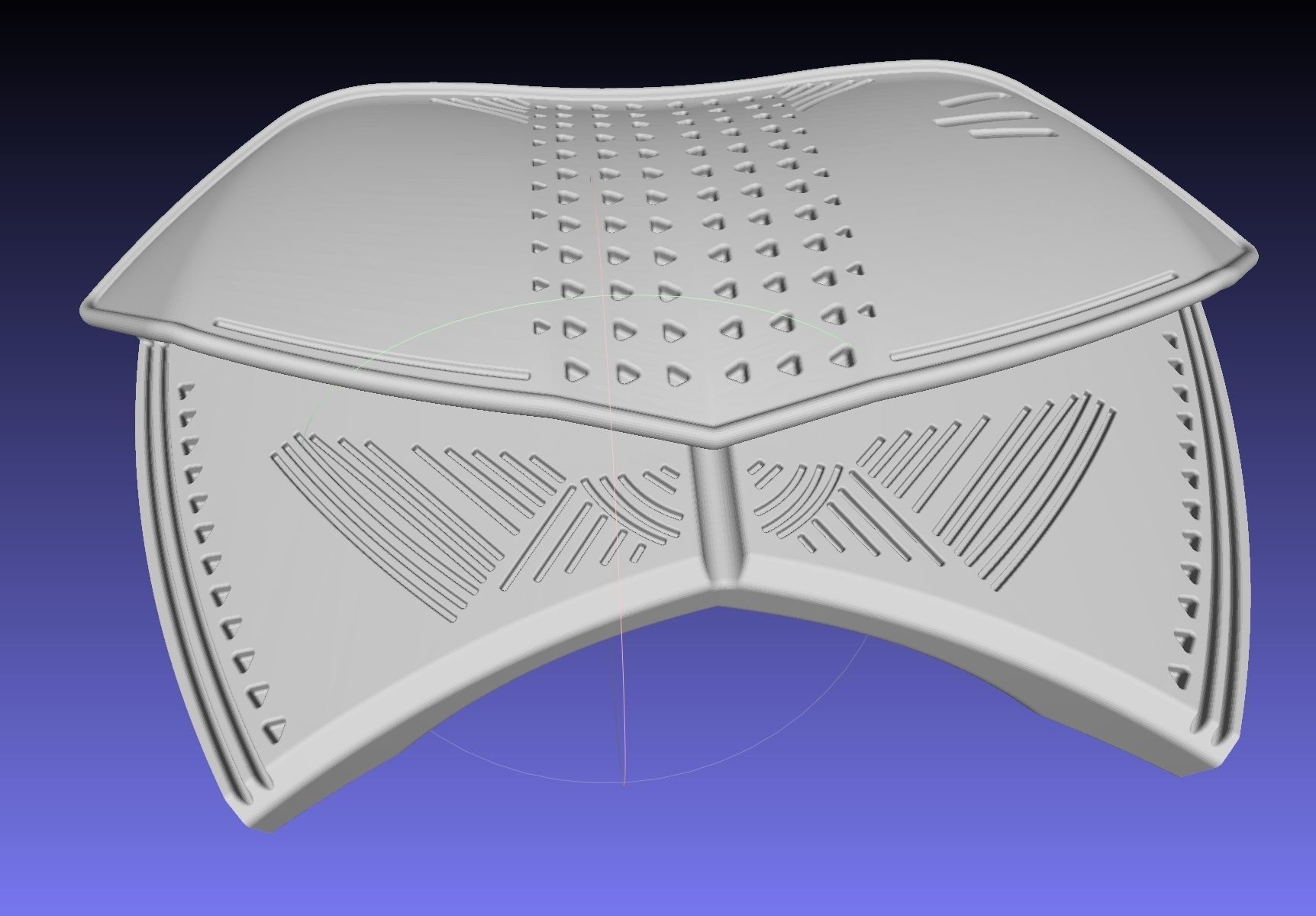 Black Panther M Baku Chestplate Model 3D print model_5