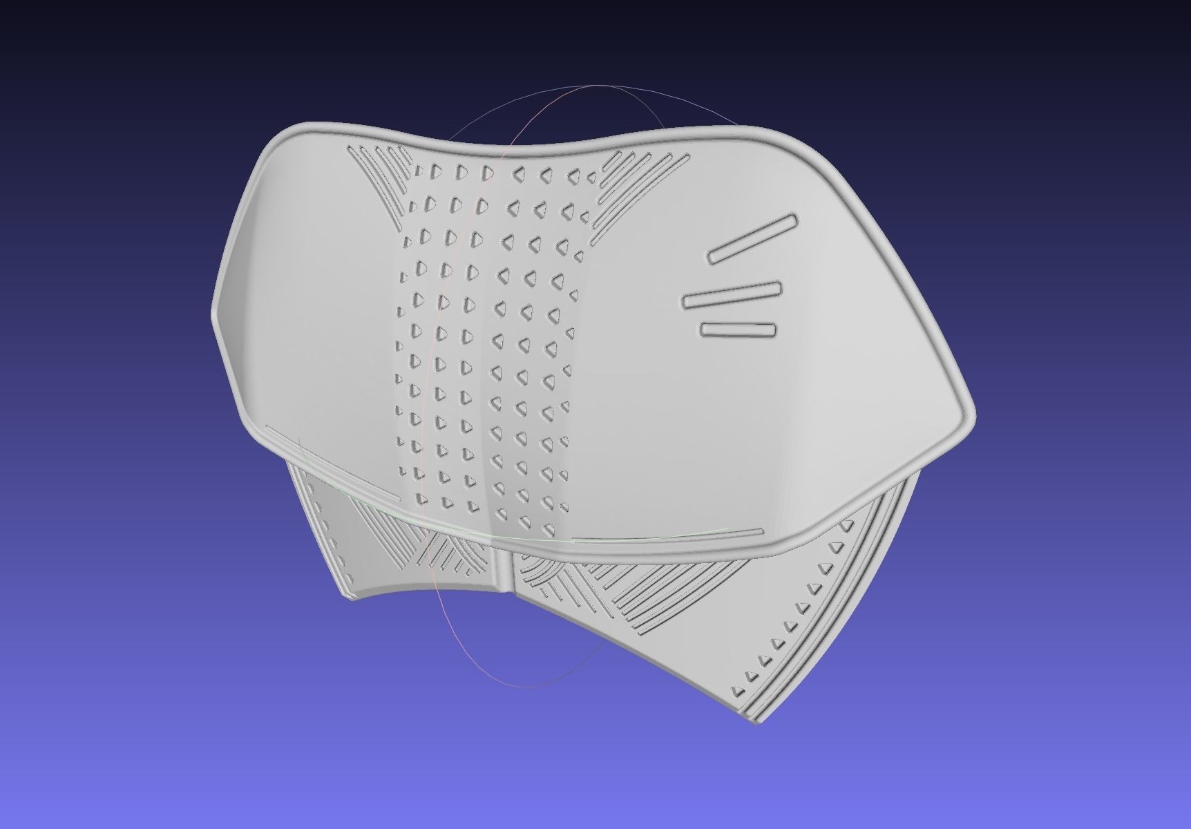 Black Panther M Baku Chestplate Model 3D print model_1