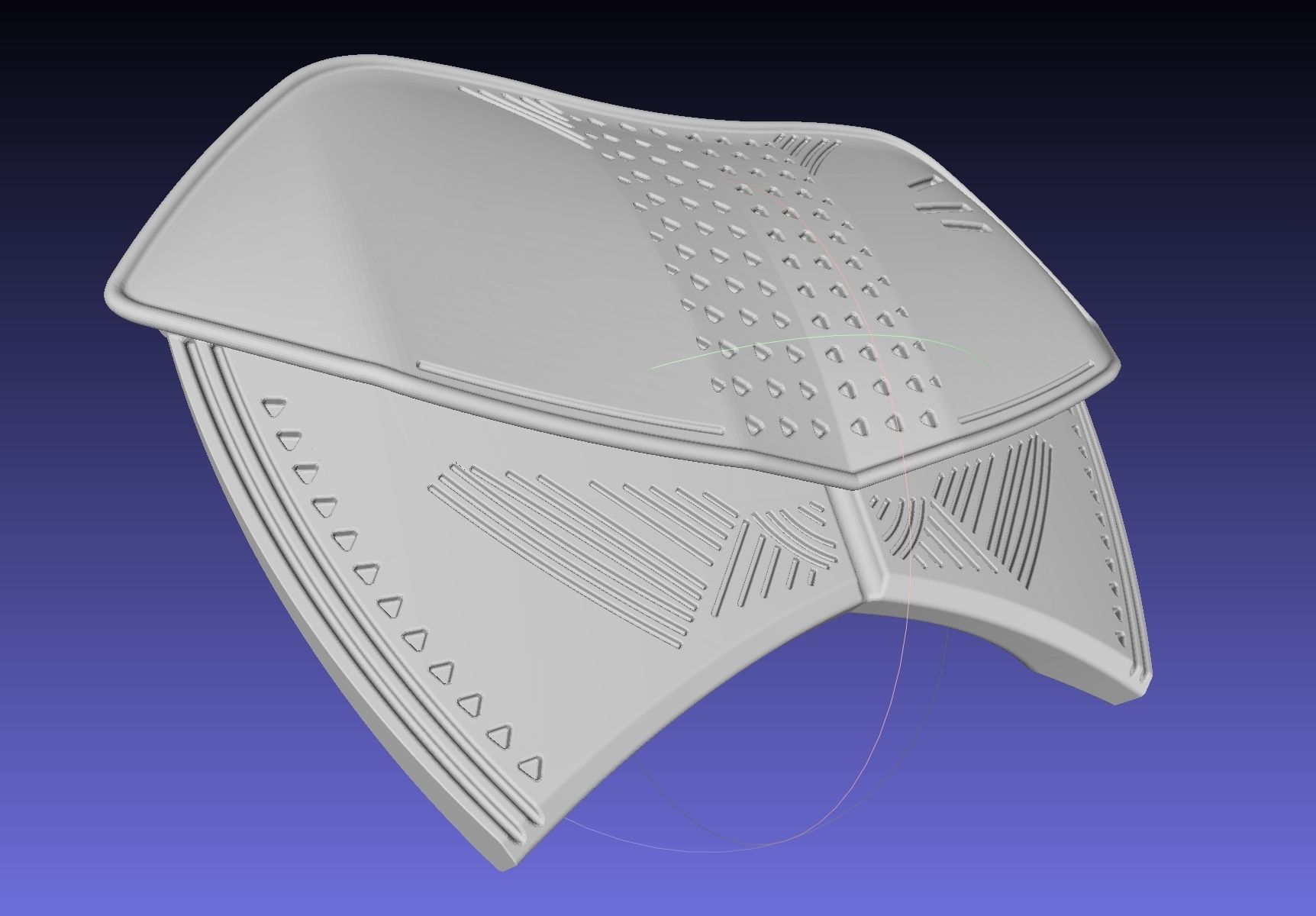 Black Panther M Baku Chestplate Model 3D print model_28